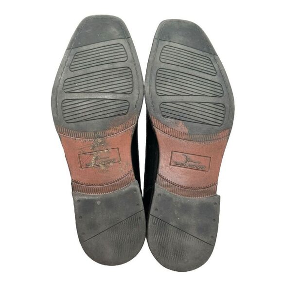 Marc Anthony Men’s Black Leather Slip-On Loafers Size 10.5 - Picture 6 of 7